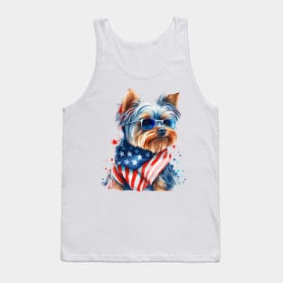 4th of July Yorkshire Terrier #5 Tank Top